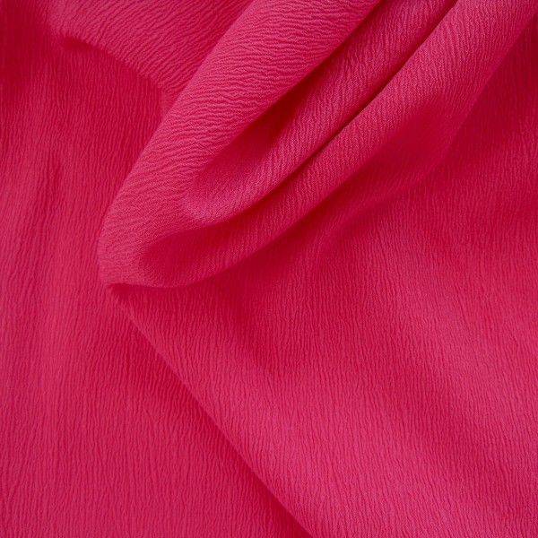 Stretch-Krepp Polyester-Elasthan weinrot leicht pink