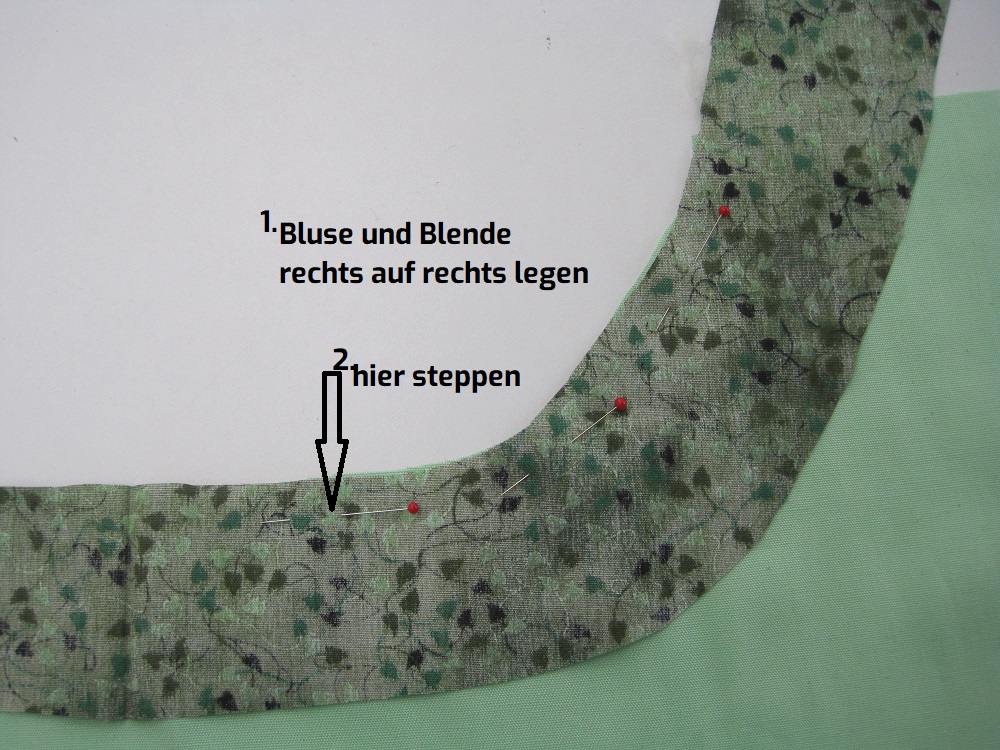 Stoff versäubern mit Blende 3